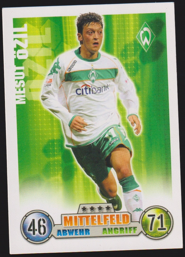 Topps Match Attax Mesut Özil Werder Bremen Parallel Rare – Bild 1