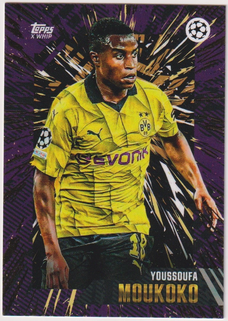 Topps x Whip Youssoufa Moukoko Borussia Dortmund Champions League – Bild 1