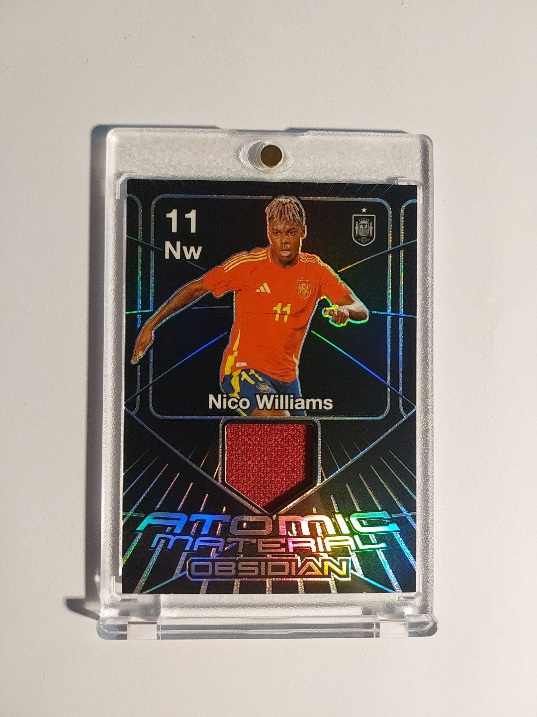 Panini Obsidian 2024-25 Nico Williams Spanien Patch Relic Parallel 13/199 Rare – Bild 1