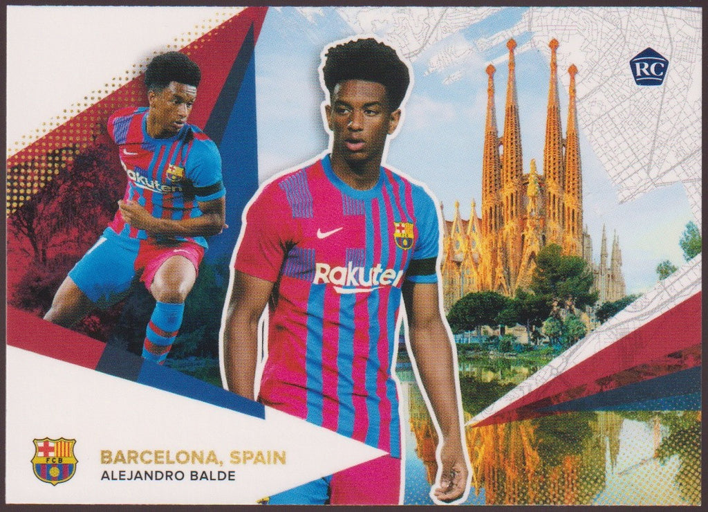 Topps 2020-21 Alejandro Balde Rookie FC Barcelona Parallel Rare Nr. 31 – Bild 1