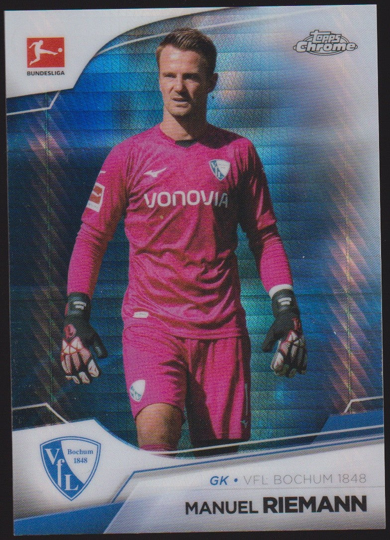 Topps Chrome 2021-22 Manuel Riemann VfL Bochum 1848 Bundesliga Parallel 60/230 – Bild 1