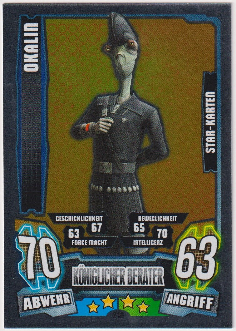 Topps Star Wars 2013 Okalin Separatist TCG Rare #218 – Bild 1