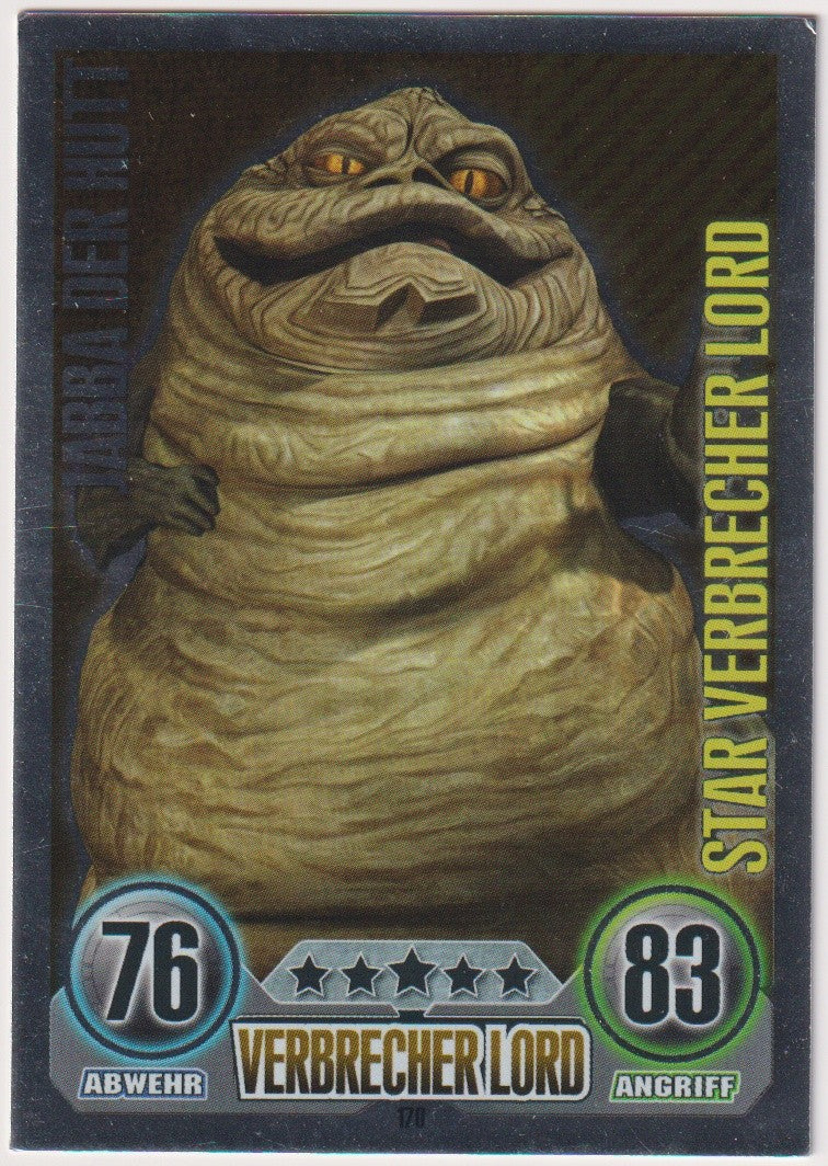 Topps Star Wars 2010 Jabba der Hutt Söldner VERBRECHER LORD TCG Rare – Bild 1