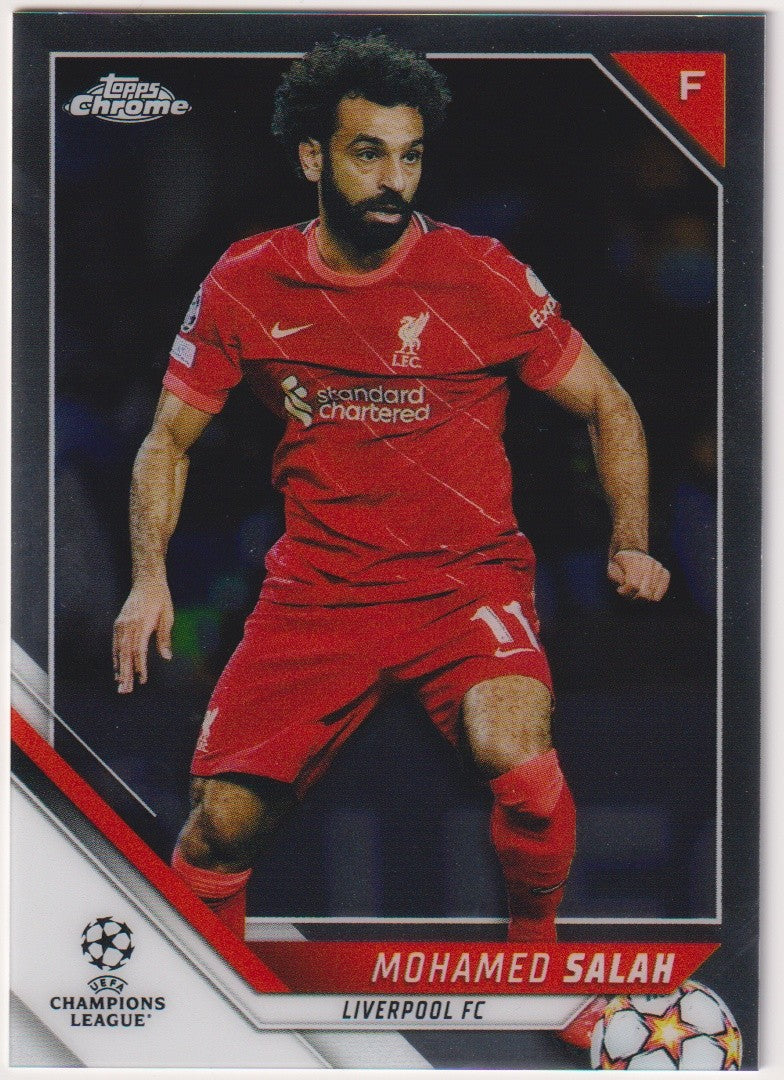 Topps Champions League 2021-22 Mohamed Salah Liverpool FC Parallel Rare – Bild 1