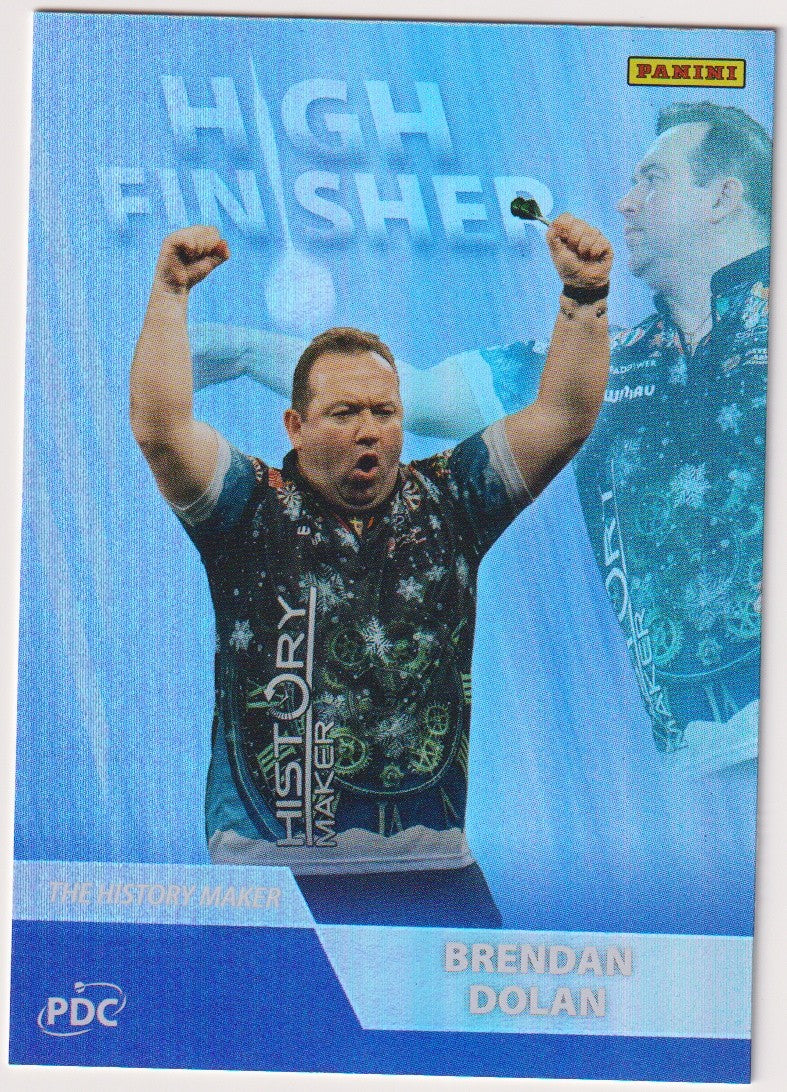 Panini PDC World Championship 2026 Brendan Dolan Refractor Parallel – Bild 1