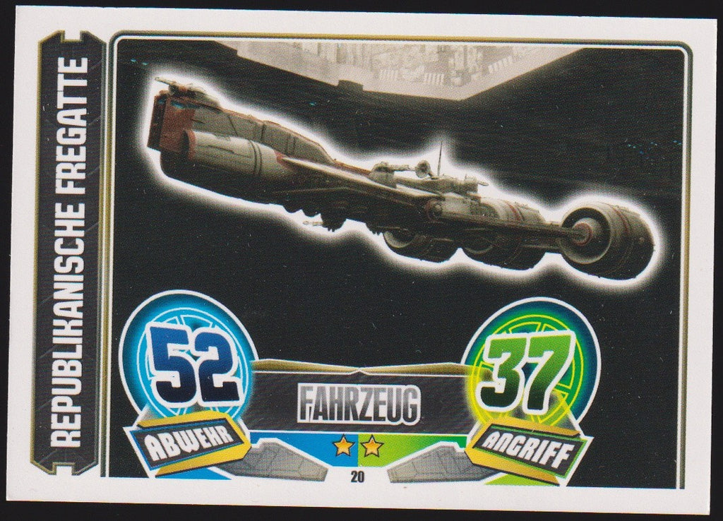 Topps Star Wars 2015 Rep. Fregatte Republik Fahrzeug TCG Rare Nr. 20 – Bild 1
