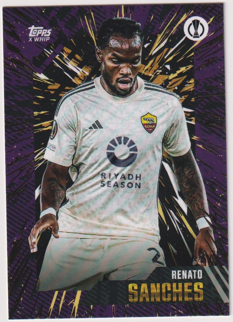 Topps UEFA Europa League 2022-23 Renato Sanches AS Roma x Whip Parallel Rare – Bild 1