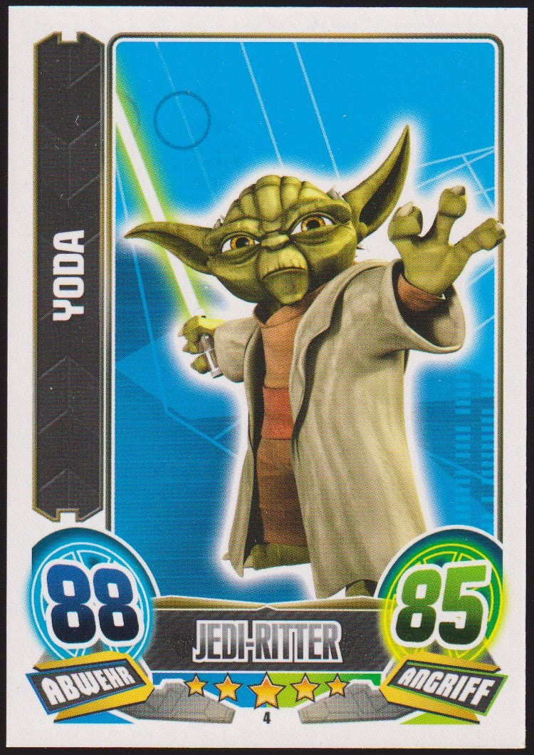 Topps Star Wars 2015 Yoda Republik Jedi-Ritter TCG Rare – Bild 1