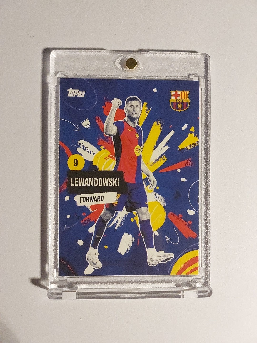 Topps Fc Barcelona Team Set 2024-25 Robert Lewandowski Limited Edition Parallel – Bild 1
