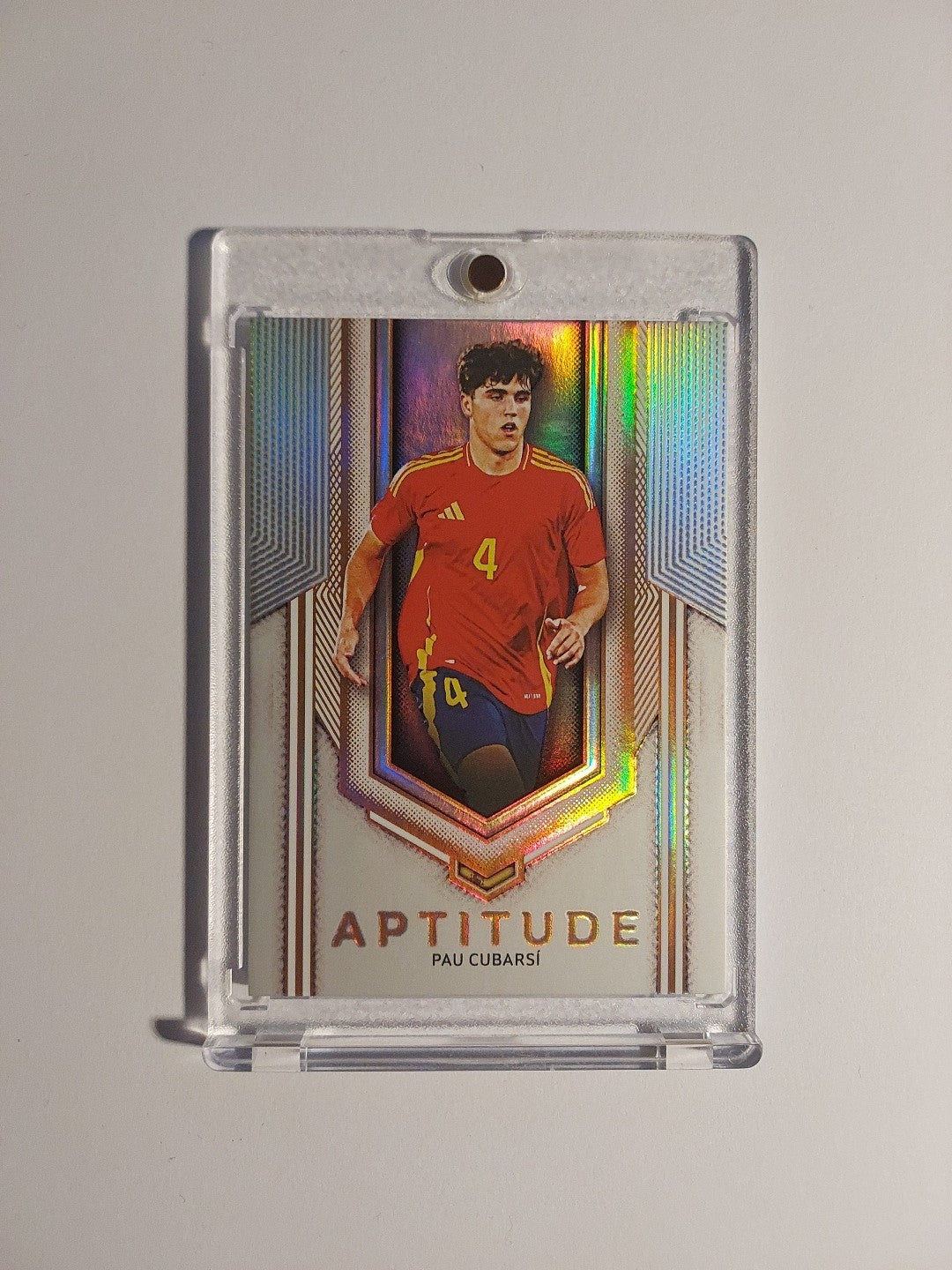 Futera Platinum 2025 Pau Cubarsi Barcelona Spanien Parallel 15/19 Refractor Rare – Bild 1