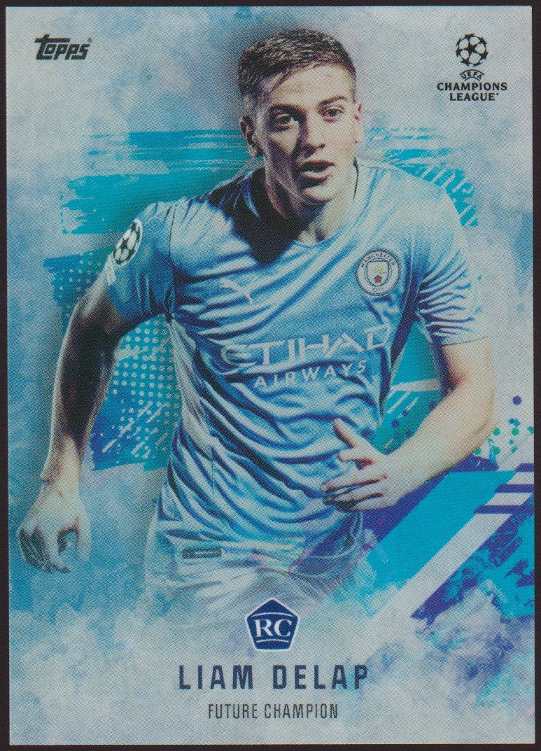 Topps 2021-22 Liam Delap Rookie Manchester City Future Champion Parallel Rare – Bild 1