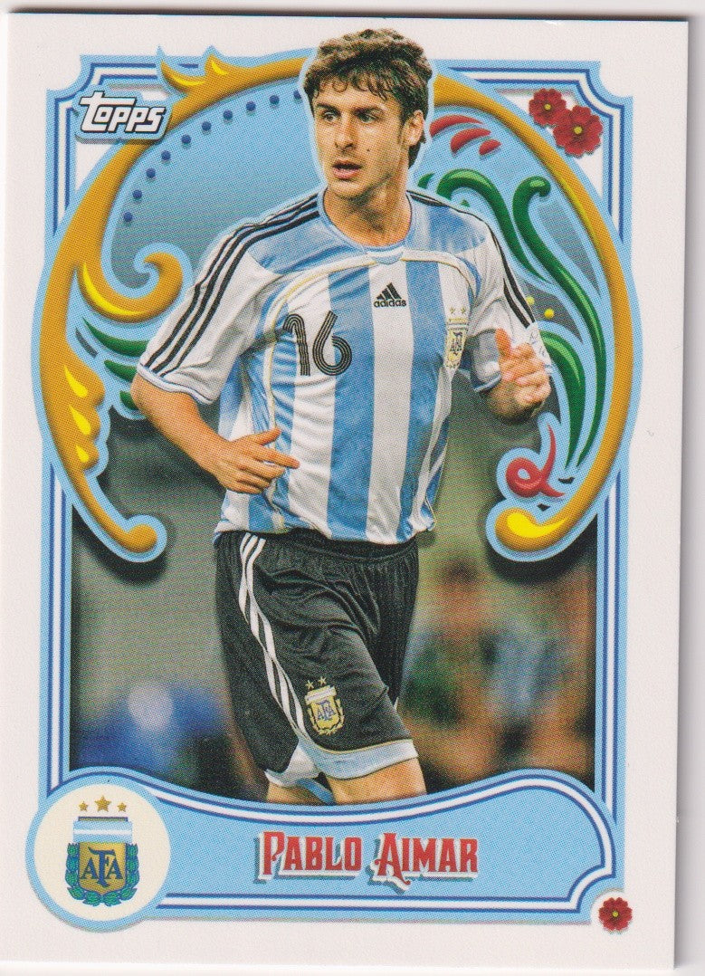 Topps Argentina Lineage 2022-23 Pablo Aimar Parallel Rare – Bild 1