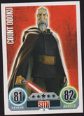 Topps Star Wars 2010 COUNT DOOKU Sith Separatisten TCG Rare #71 – Bild 1