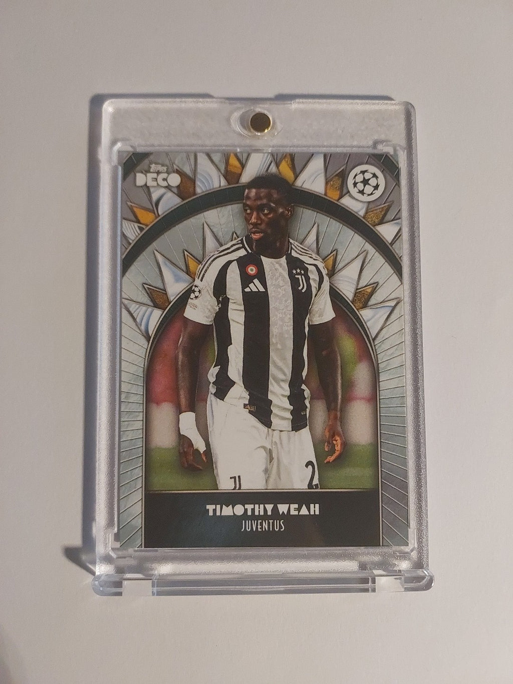 Topps Deco 2024-25 Timothy Weah Juventus Turin Parallel – Bild 1