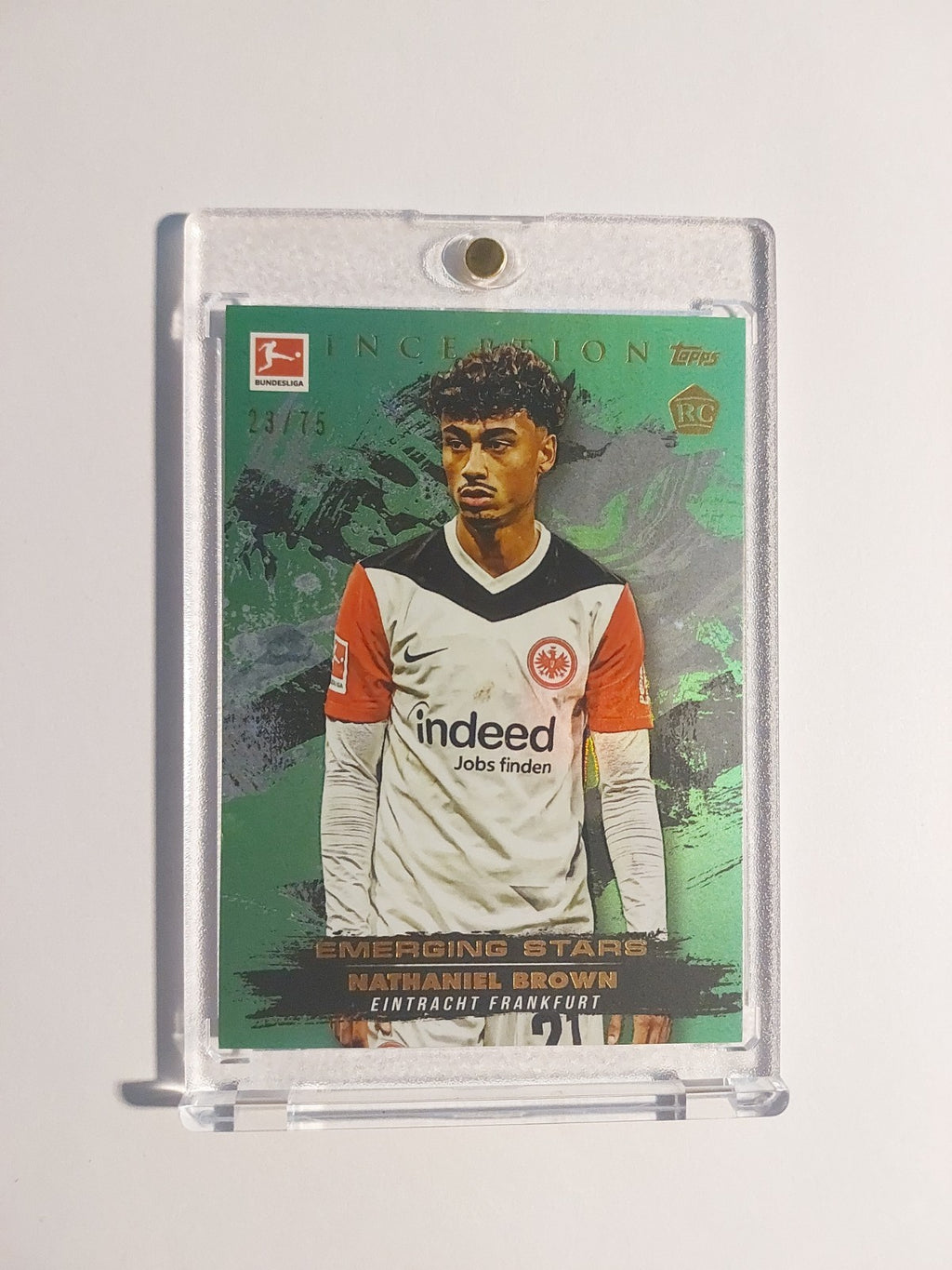 Topps Inception Bundesliga 2024-25 Nathaniel Brown Eintracht Parallel 23/75 RC – Bild 1