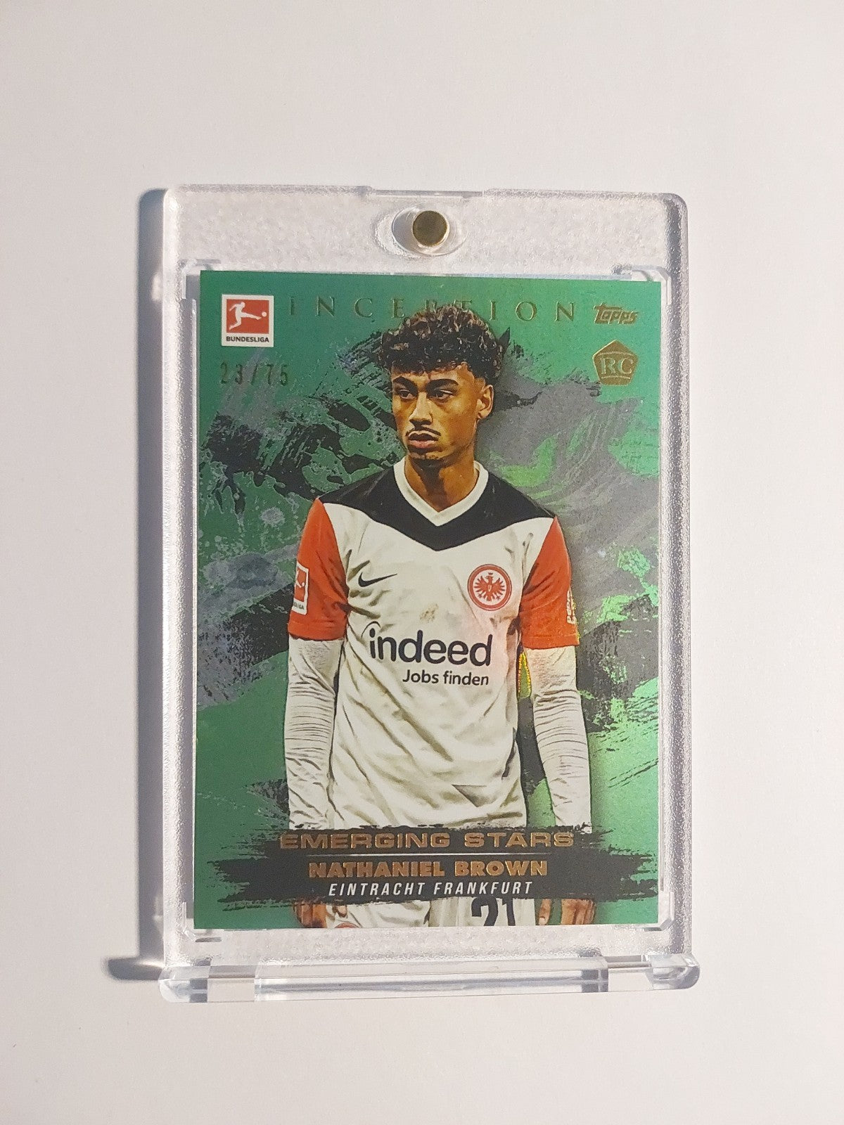 Topps Inception Bundesliga 2024-25 Nathaniel Brown Eintracht Parallel 23/75 RC – Bild 1