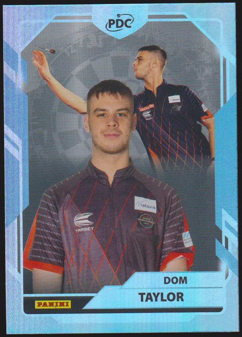 Panini PDC World Championship 2026 Dom Taylor Refractor Parallel – Bild 1
