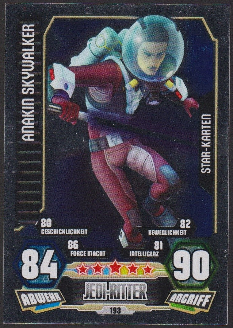 Topps Star Wars 2012 Anakin Skywalker Republik Jedi TCG Ultra Rare #193 – Bild 1