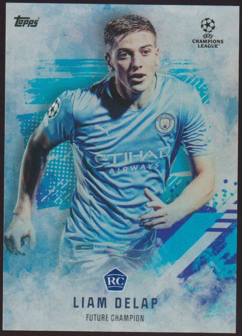 Topps RC 2021-22 Liam Delap Rookie Manchester City FUTURE CHAMPION Parallel Rare – Bild 1