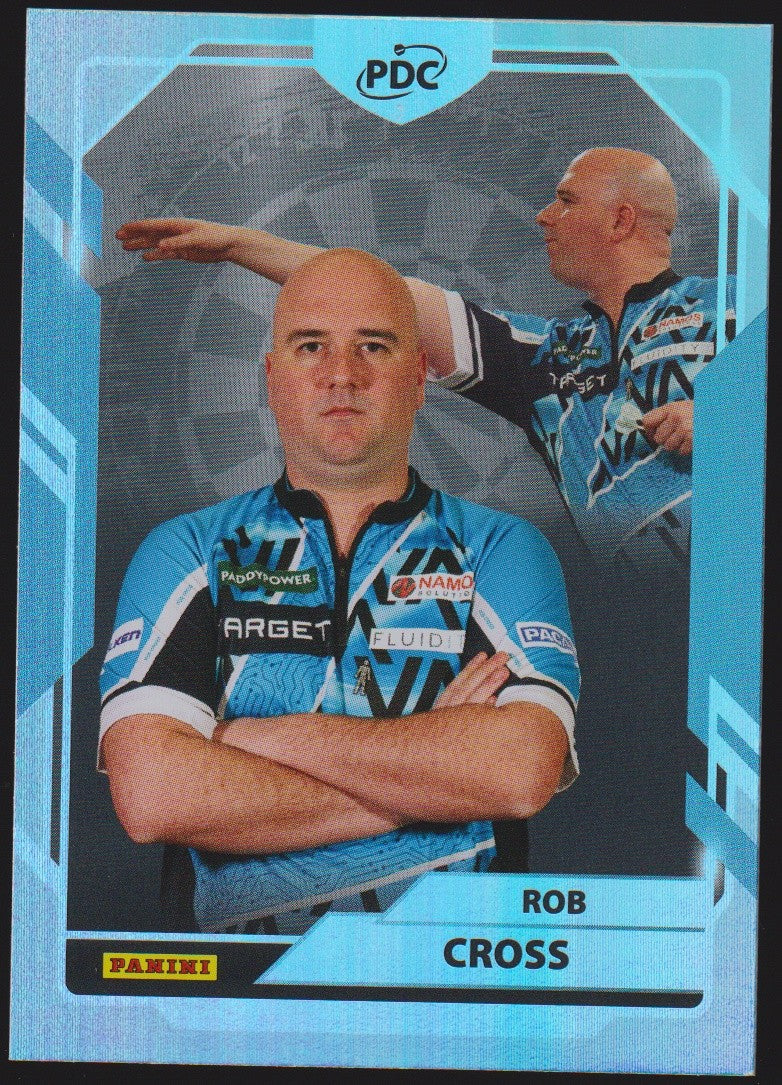 Panini PDC World Championship 2026 Rob Cross "VOLTAGE" Refractor Parallel – Bild 1