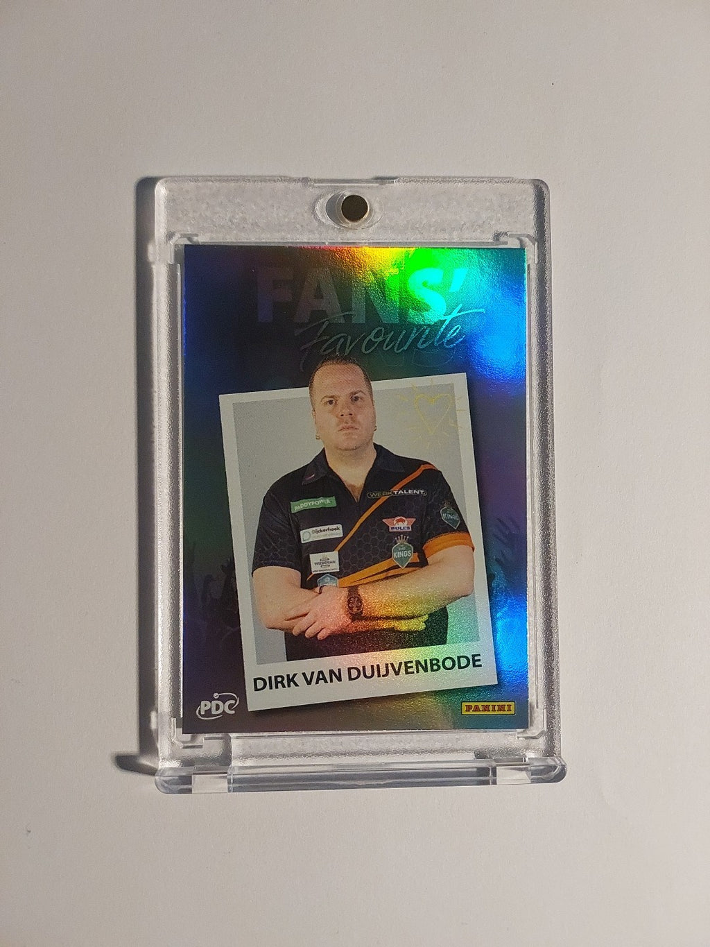 Panini PDC World Championship 2026 Dirk Van Duijvenbode Parallel Refractor Rare – Bild 1