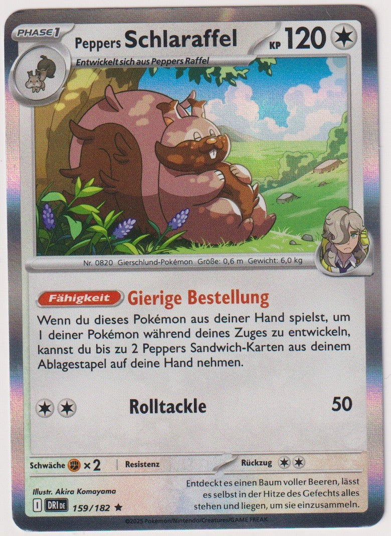 Pokemon TCG Schlaraffel #159/182 Rare (R) Holo Deutsch 2025 – Bild 1