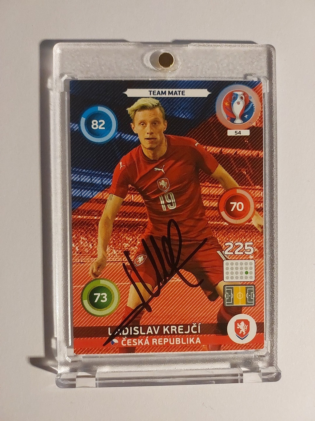 Panini Adrenalyn 2016 Ladislav Krejci Tschechische Republik (On Card Auto) – Bild 1