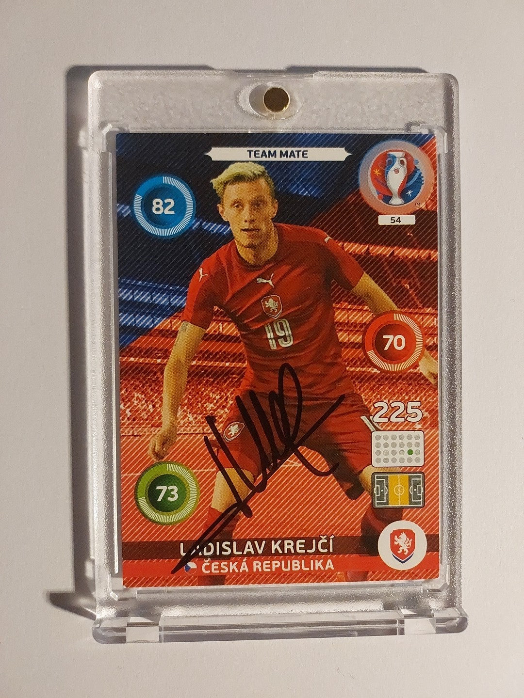 Panini Adrenalyn 2016 Ladislav Krejci Tschechische Republik (On Card Auto) – Bild 1