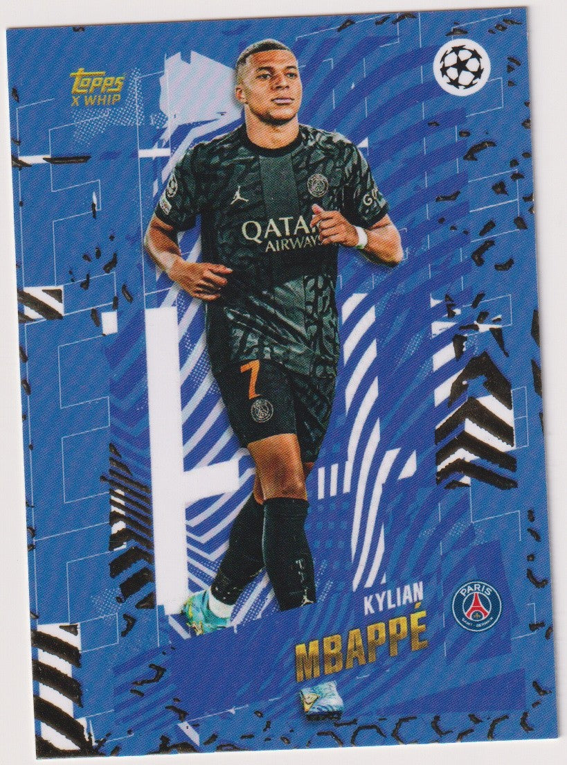 Topps Champions League 2022-23 Kylian Mbappé Paris Saint-Germain Parallel – Bild 1