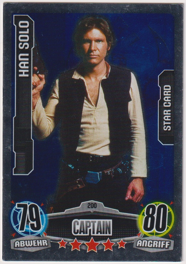 Topps Star Wars 2012 Han Solo Rebellenallianz Star Wars TCG Rare Nr. 79 – Bild 1