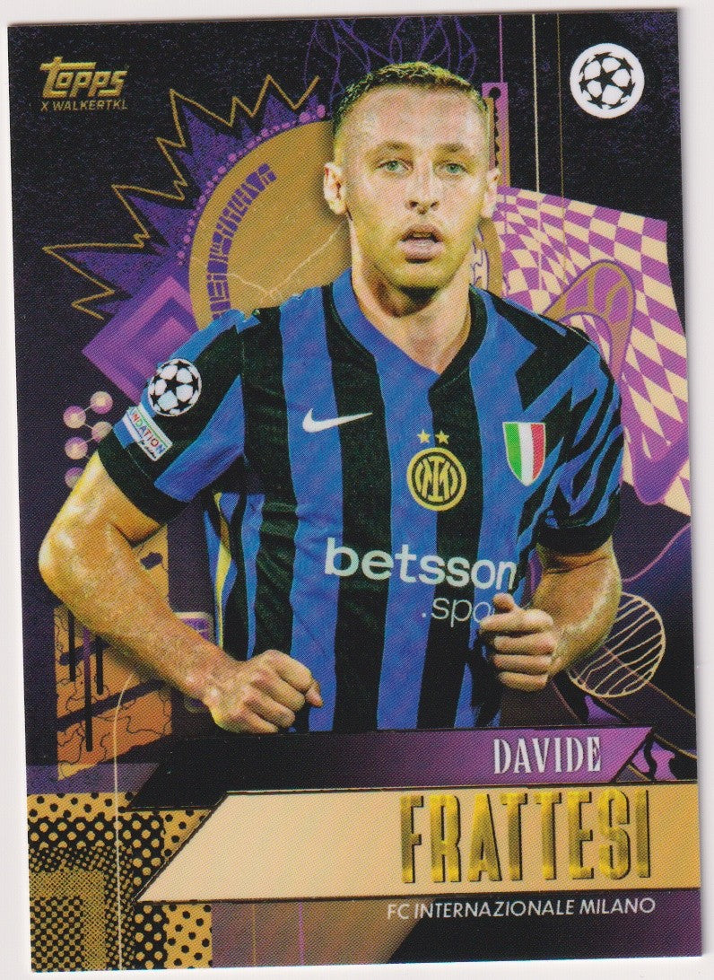 Topps Current Stars 2023-24 Davide Frattesi FC Internazionale Milano Parallel – Bild 1