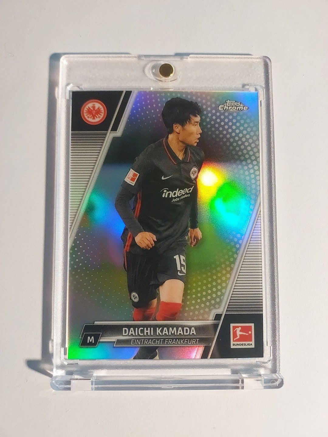 Topps Chrome Bundesliga 2021-22 Daichi Kamada Eintracht Frankfurt Parallel – Bild 1