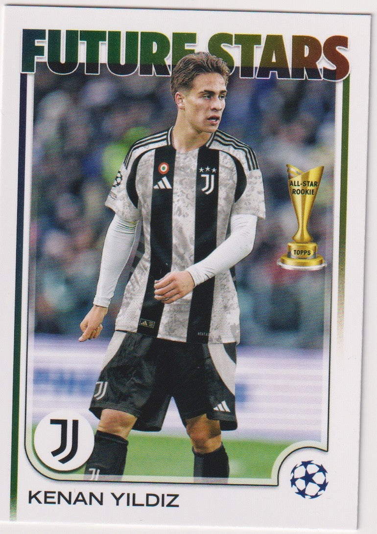 Topps Future Stars 2025-26 Kenan Yildiz Rookie Juventus Champions League – Bild 1