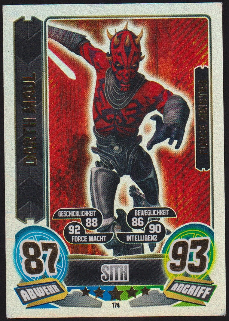 Topps Star Wars 2014 Darth Maul Sith Separatisten TCG Rare #174 – Bild 1