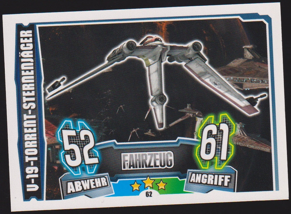 Topps Star Wars 2013 V-19-Torrent-Sternenjäger Republik TCG Rare #62 – Bild 1