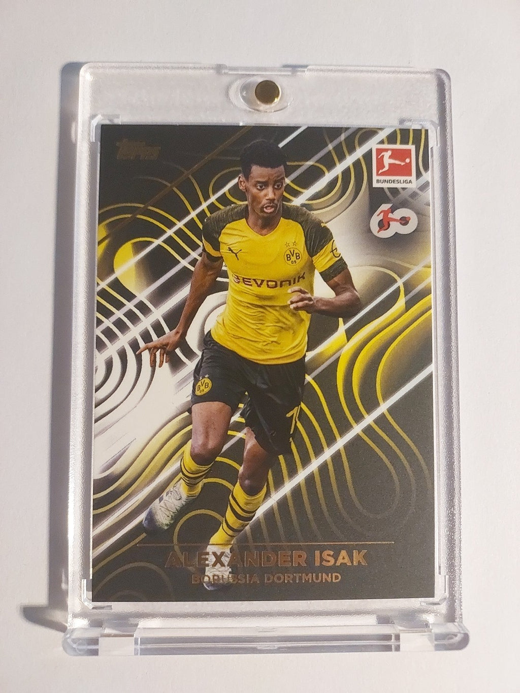 Topps 60 Jahre Bundesliga 2023-24 Alexander Isak Borussia Dortmund Parallel – Bild 1