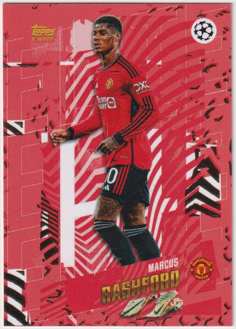 Topps X Whip Gold 2023-24 Marcus Rashford Manchester United Parallel Rare – Bild 1