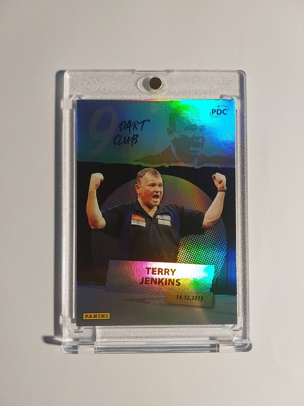 Panini PDC World Championship 2026 Terry Jenkins 9 Dart Club Parallel Refractor – Bild 1