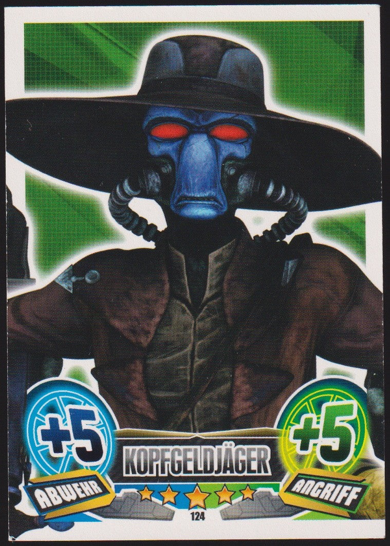 Topps Star Wars 2010 Cad Bane Kopfgeldjäger Unterwelt TCG Rare #124 2/3 – Bild 1