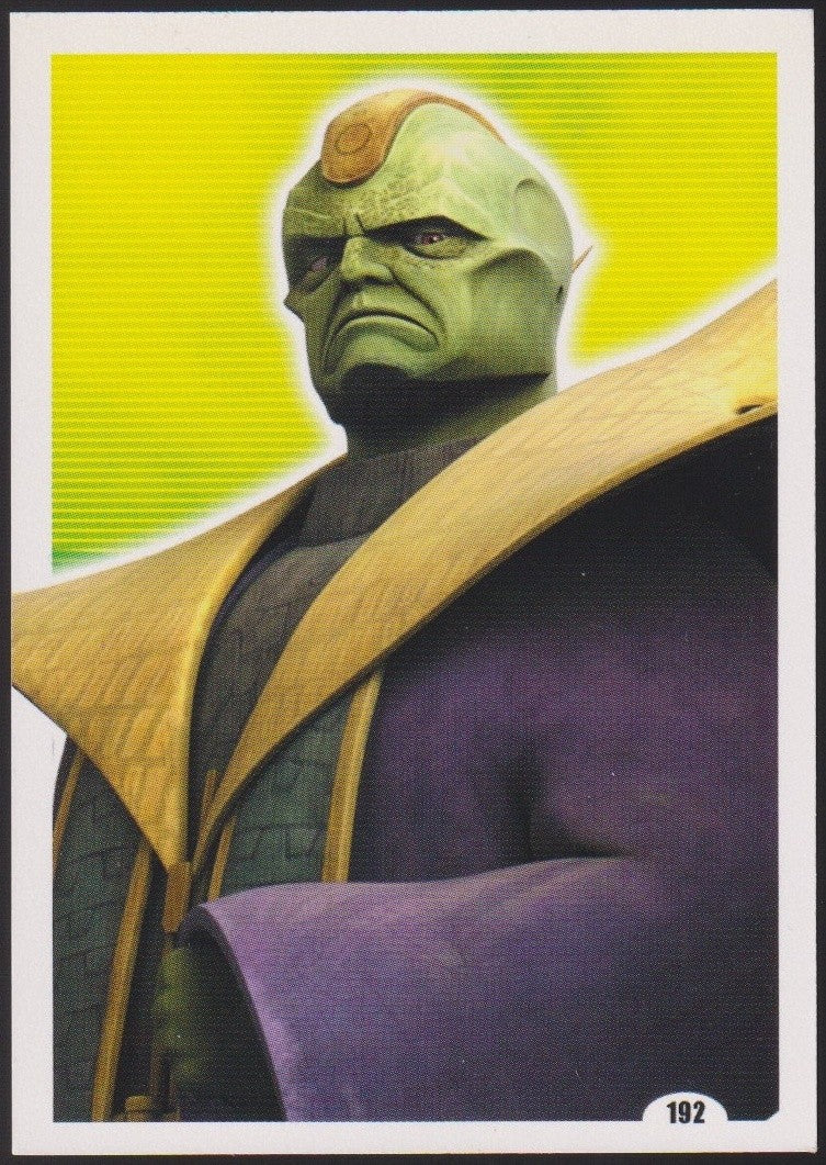 Topps Star Wars 2013 Xomit Grunseit Black Sun Anführer Full Art TCG Rare #192 – Bild 1