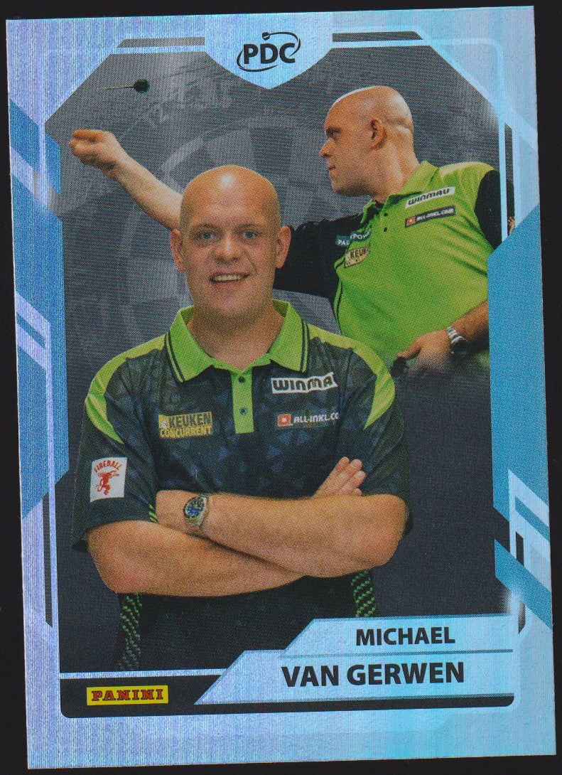 Panini PDC World Championship 2026 Michael Van Gerwen Refractor Parallel – Bild 1