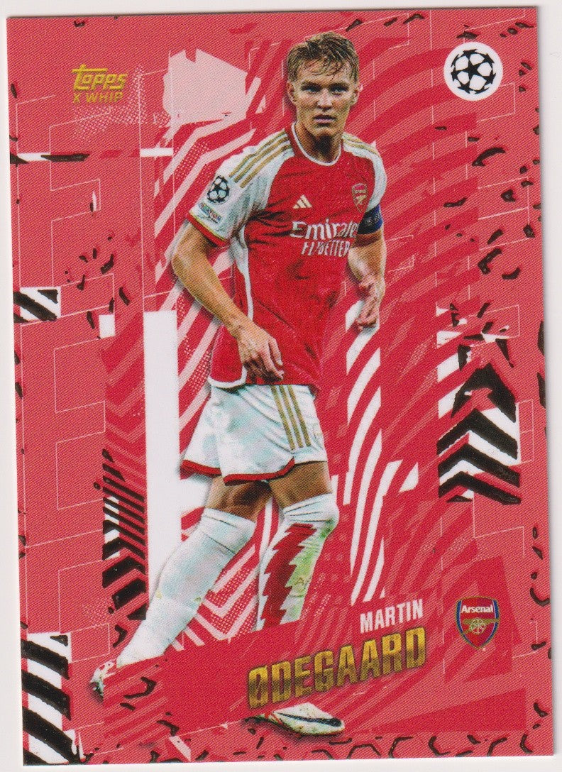 Topps Champions League 2022-23 Martin Odegaard Arsenal Parallel Rare – Bild 1
