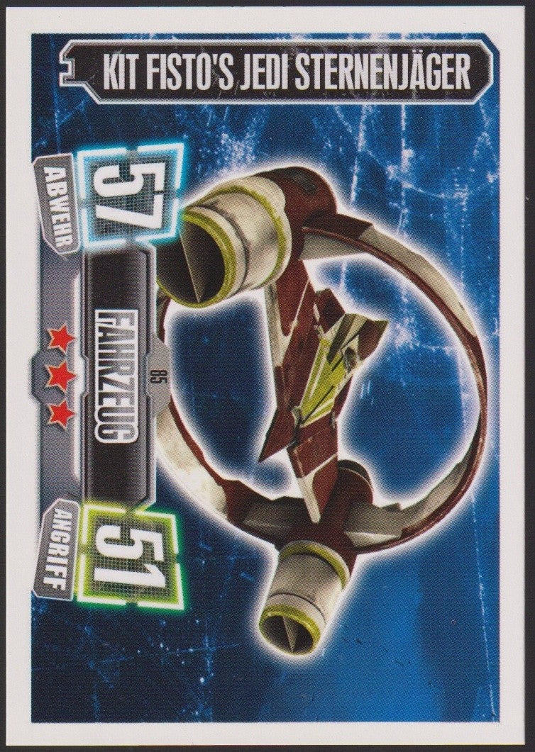 Topps Star Wars 2011 Kit Fisto's Jedi Sternenjäger Republik TCG Rare #57 – Bild 1