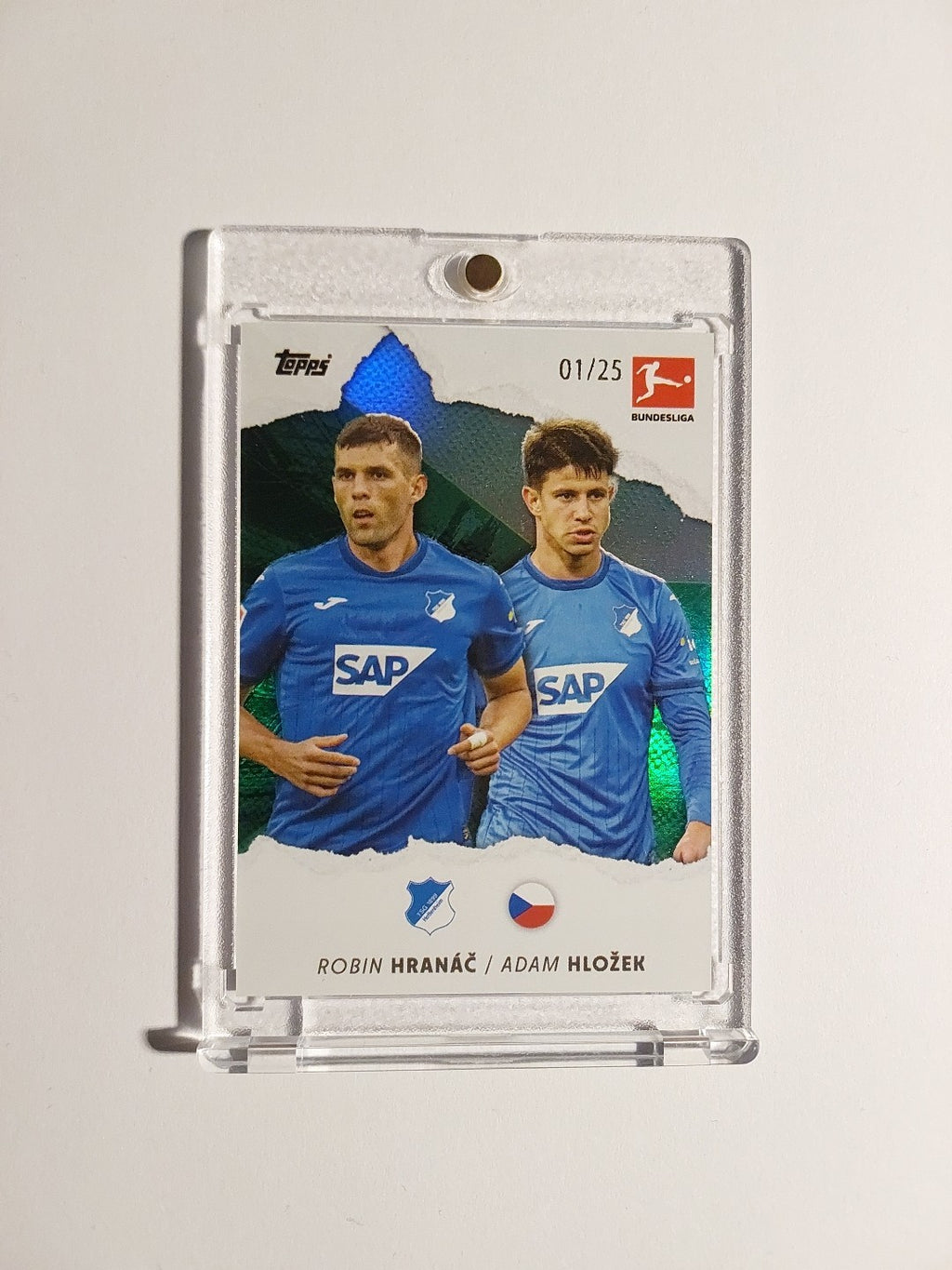 Topps International Stars 2024-25 Hranac & Hlozek Dual Hoffenheim Parallel 1/25 – Bild 1