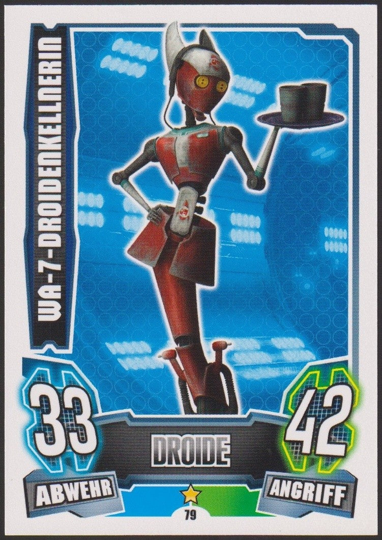 Topps Star Wars 2013 WA-7-Droidenkellnerin Republik Droide TCG Rare #79 – Bild 1
