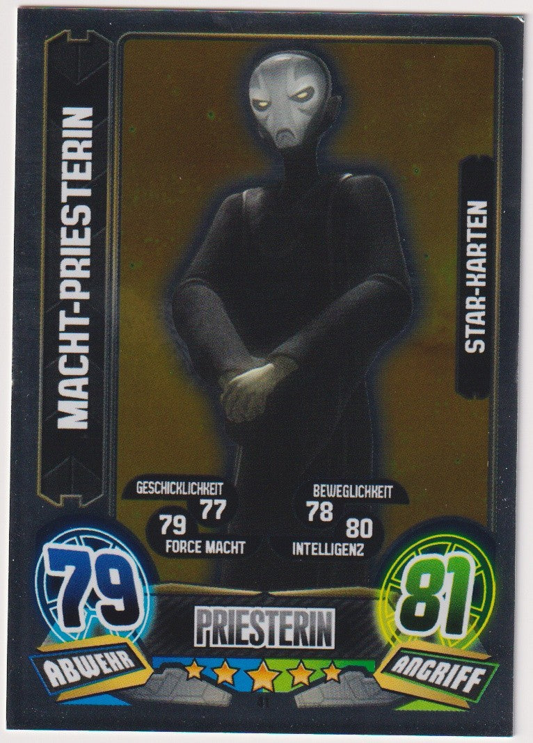 Topps Star Wars 2015 Macht-Priesterin Die Macht Priesterin TCG Rare – Bild 1