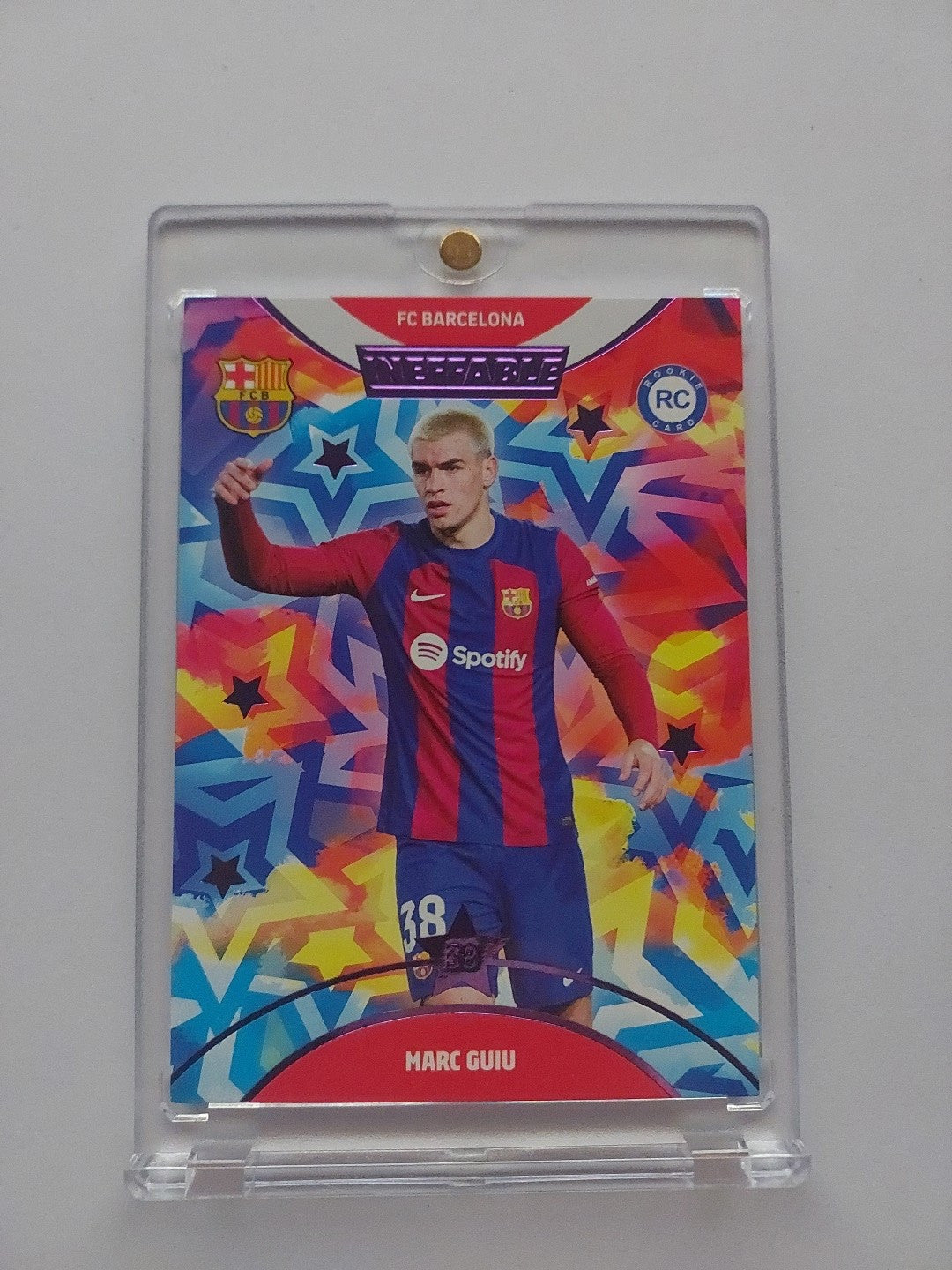 Topps Daka FC Barcelona 2023-24 Marc Guiu Ineffable Nummeriert 14/55 Parallel – Bild 1