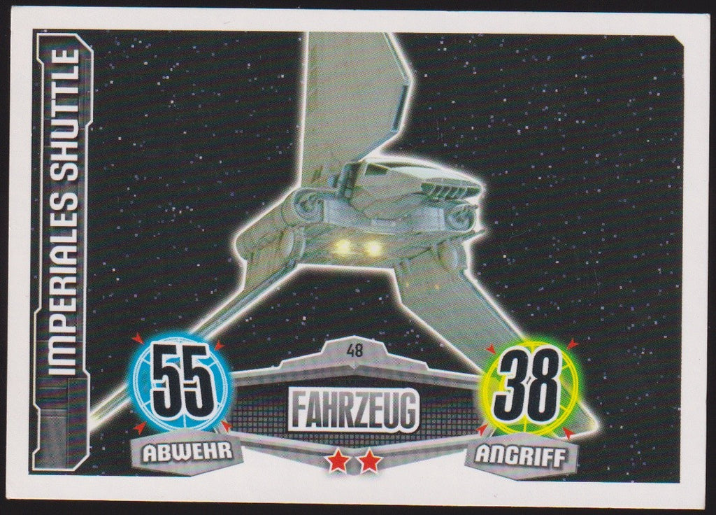 Topps Star Wars 2012 Imperiales Shuttle Imperium Fahrzeug TCG Rare – Bild 1