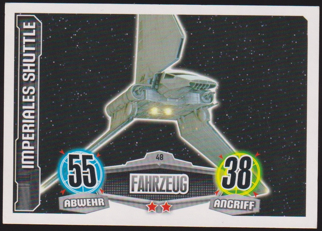 Topps Star Wars 2012 Imperiales Shuttle Imperium Fahrzeug TCG Rare – Bild 1