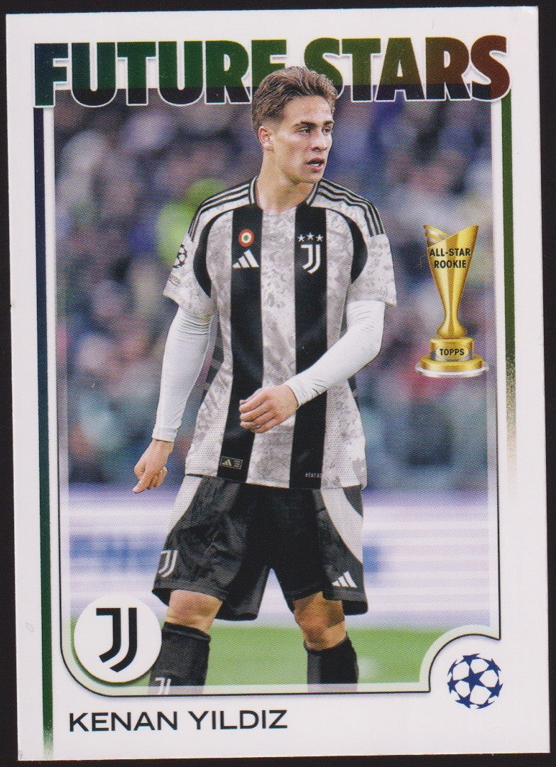 Topps Future Stars 2024-25 Kenan Yildiz Rookie Juventus All-Star Parallel Rare – Bild 1